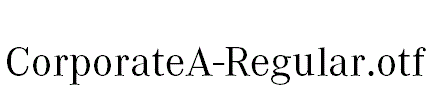CorporateA-Regular.otf