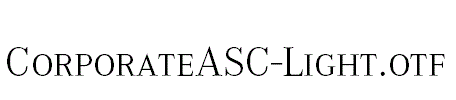 CorporateASC-Light.otf