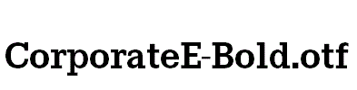 CorporateE-Bold.otf