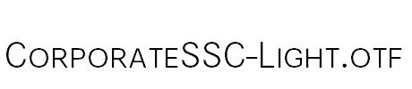 CorporateSSC-Light.otf