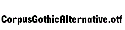 CorpusGothicAlternative.otf