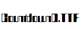CountdownD.TTF