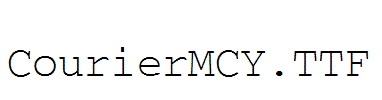 CourierMCY.TTF