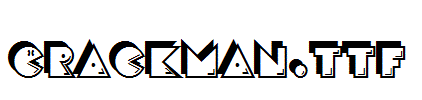CrackMan.TTF