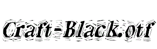 Craft-Black.otf