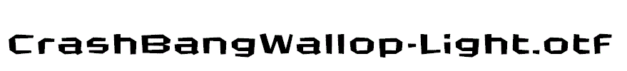 CrashBangWallop-Light.otf