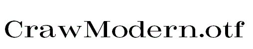CrawModern.otf