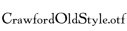 CrawfordOldStyle.otf
