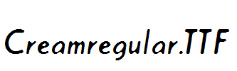 Creamregular.TTF