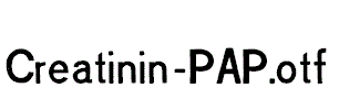 Creatinin-PAP.otf