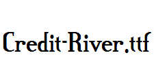 Credit-River.ttf
