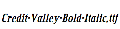 Credit-Valley-Bold-Italic.ttf