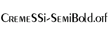 CremeSSi-SemiBold.otf