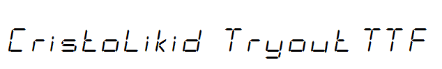 CristoLikid-Tryout.TTF