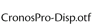 CronosPro-Disp.otf