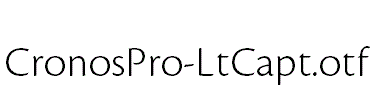 CronosPro-LtCapt.otf