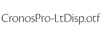CronosPro-LtDisp.otf