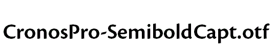 CronosPro-SemiboldCapt.otf