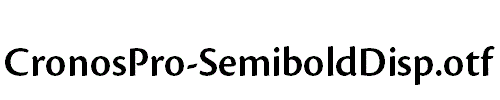 CronosPro-SemiboldDisp.otf