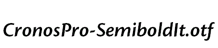 CronosPro-SemiboldIt.otf