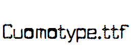 Cuomotype.ttf