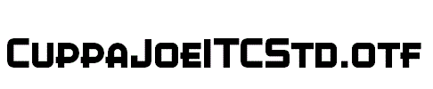 CuppaJoeITCStd.otf