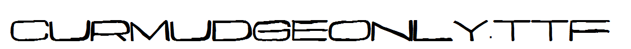 Curmudgeonly.TTF