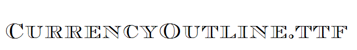 CurrencyOutline.ttf