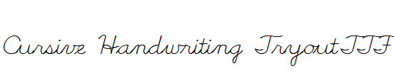 Cursive-Handwriting-Tryout.TTF