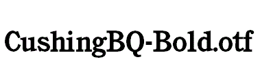 CushingBQ-Bold.otf