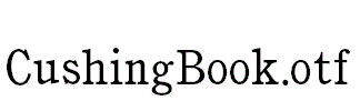 CushingBook.otf