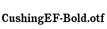 CushingEF-Bold.otf