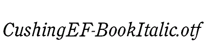 CushingEF-BookItalic.otf
