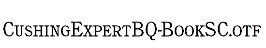 CushingExpertBQ-BookSC.otf