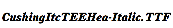 CushingItcTEEHea-Italic.TTF