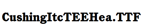 CushingItcTEEHea.TTF