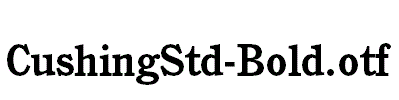 CushingStd-Bold.otf