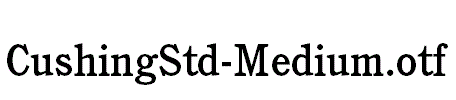 CushingStd-Medium.otf