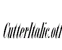 CutterItalic.otf