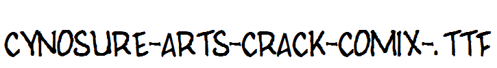 Cynosure-ARTs-Crack-Comix-.ttf