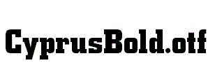 CyprusBold.otf