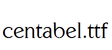 centabel.ttf