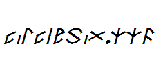 circlesix.ttf