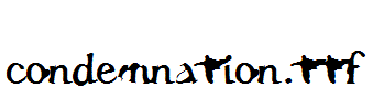 condemnation.ttf