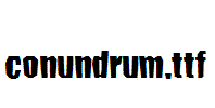 conundrum.ttf