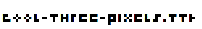 cool-three-pixels.TTF