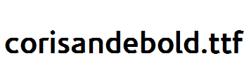 corisandebold.ttf