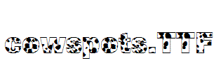 cowspots.TTF