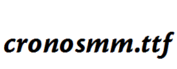 cronosmm.ttf