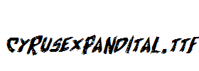 cyrusexpandital.ttf
